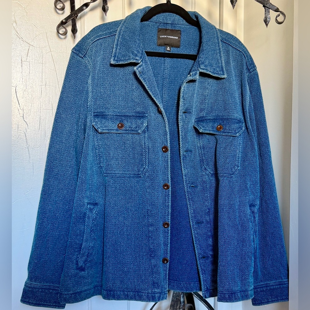 Lucky Brand, lightweight, thick cotton, jacket